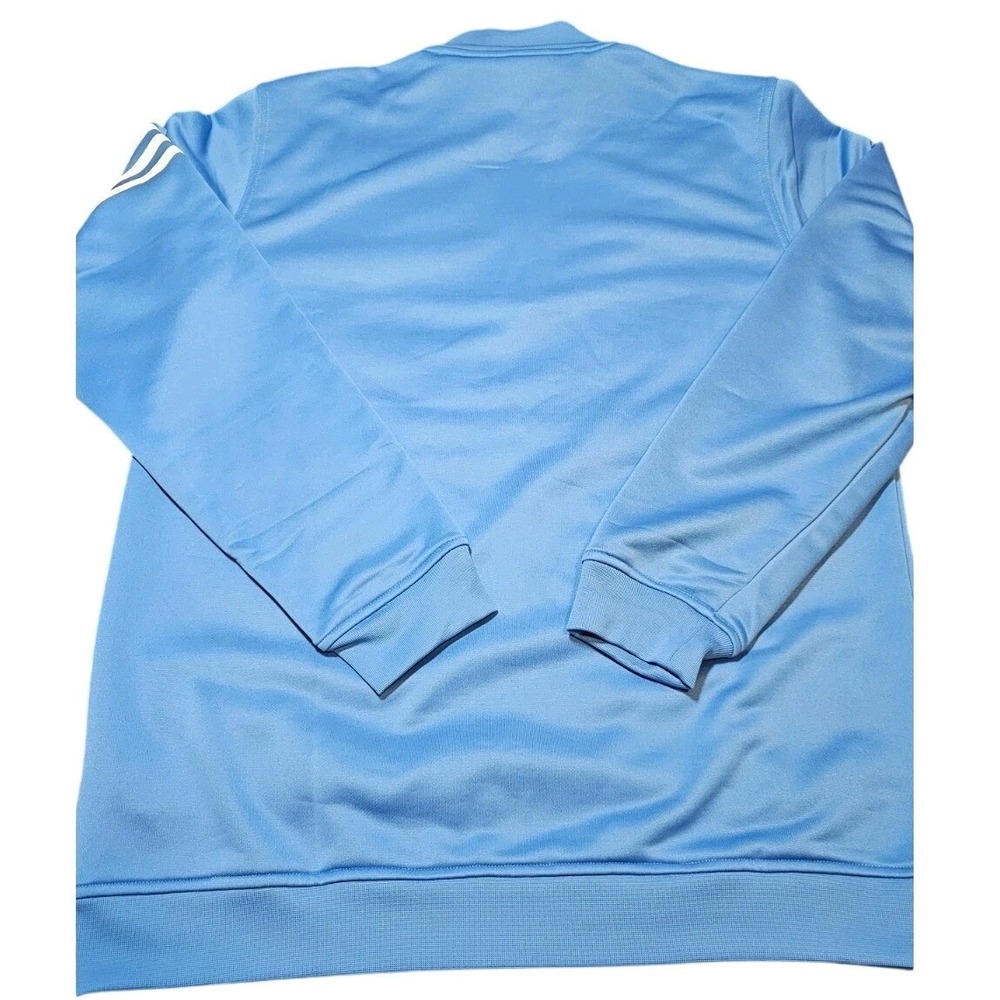Adidas Pullover Mens Medium Blue Climalite 1/4 Zip Golf Sweatshirt Long Sleeve - Picture 3 of 10